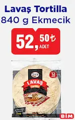 EKMECİK LAVAŞ TORTİLLA 840 G